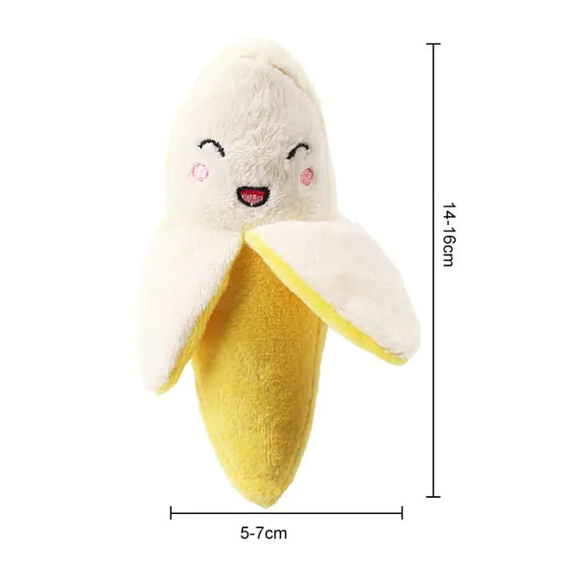 Squeaky Snack & Animal Plush Toys